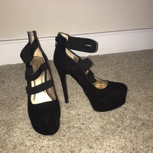 Black high heels